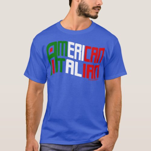 American Italian Flag T_Shirt