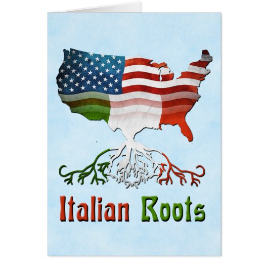 American Italian Roots Card (Front)