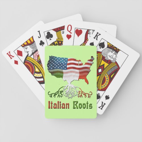 American Italian Roots Playing Cards