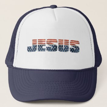 American Jesus Hat by agiftfromgod at Zazzle
