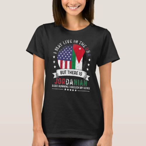 American Jordanian Home in US Patriot American Jor T_Shirt