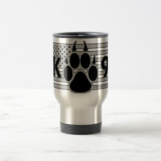 American K-9 Paw travel mug