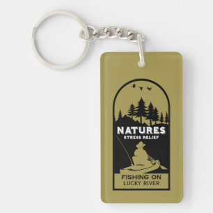 American Kayak Fishing Keychain