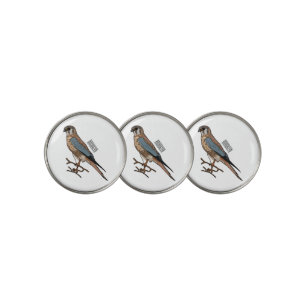 American kestrel bird cartoon illustration  golf ball marker