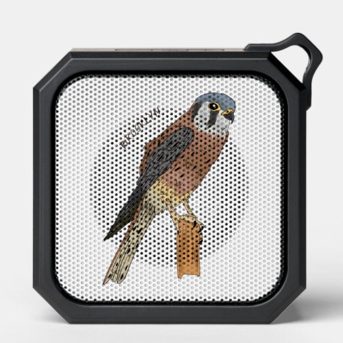 American Kestrel bird illustration Bluetooth Speaker