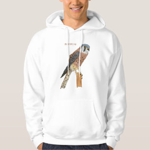 American Kestrel bird illustration Hoodie