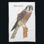 American Kestrel bird illustration Kitchen Towel<br><div class="desc">An American Kestrel illustration for bird lovers.</div>