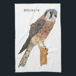 American Kestrel bird illustration Kitchen Towel<br><div class="desc">An American Kestrel illustration for bird lovers.</div>