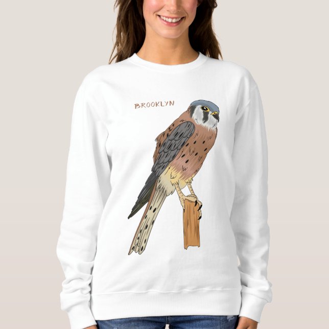 American Kestrel bird illustration  Sweatshirt (Front)