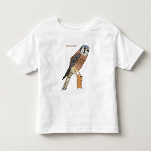 American Kestrel bird illustration Toddler T-shirt