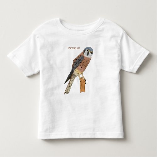 American Kestrel bird illustration Toddler T_shirt
