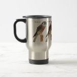 American Kestrel bird illustration  Travel Mug