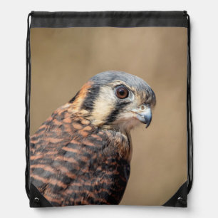 American Kestrel Drawstring Bag
