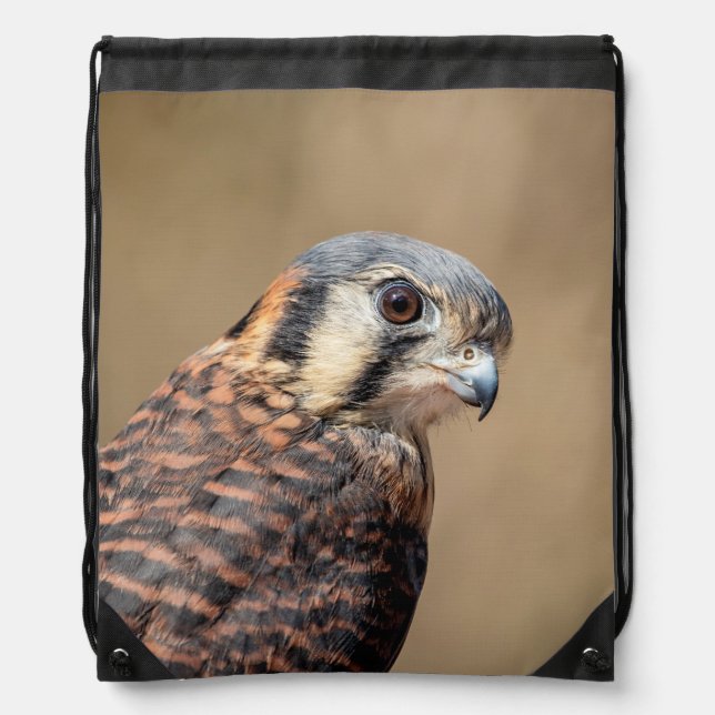 American Kestrel Drawstring Bag (Front)
