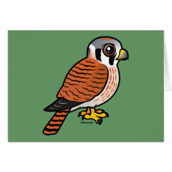 American Kestrel female Greeting Card