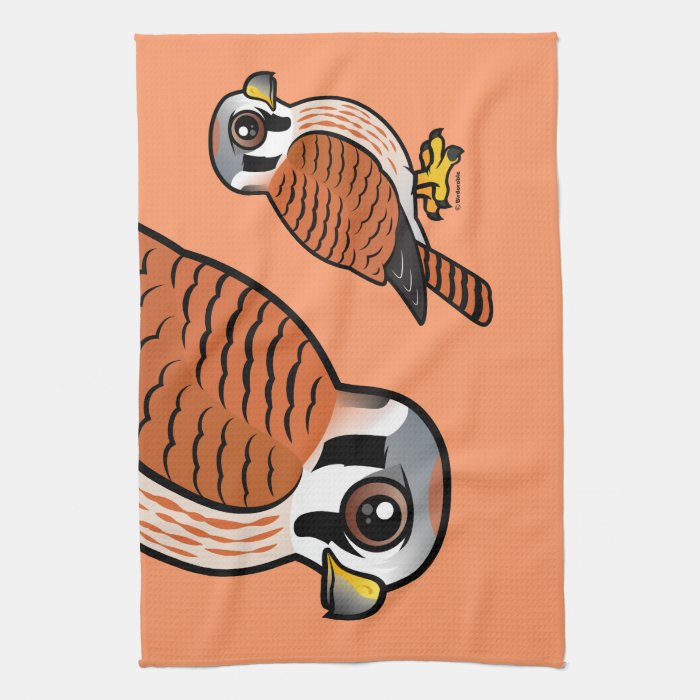 American Kestrel female Kitchen Towels