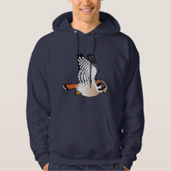 Flying American Kestrel Men's Basic Hooded Sweatshirt