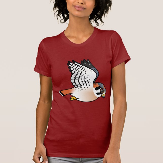 American Kestrel in flight T-Shirt (Front)