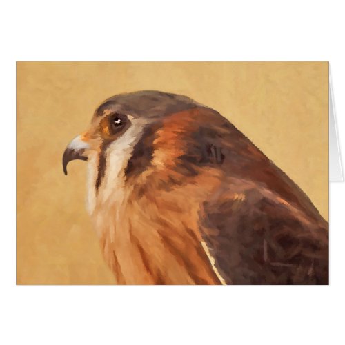American Kestrel Painting _ Original Bird Art