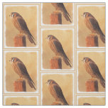 American Kestrel Painting - Original Bird Art Fabric