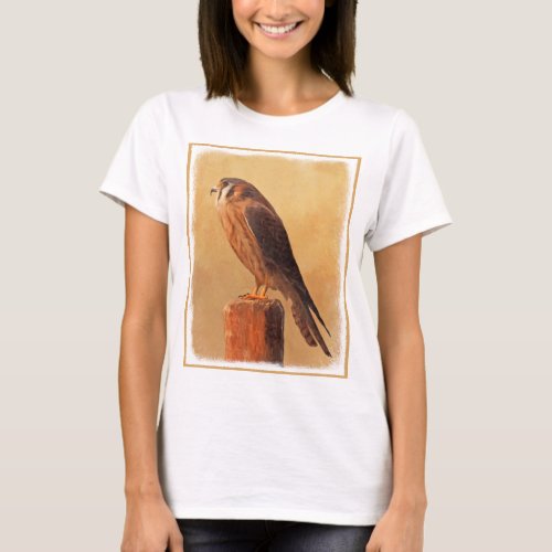 American Kestrel Painting _ Original Bird Art T_Shirt