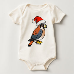 American Kestrel Santa Infant Organic Creeper