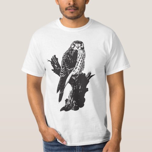 American Kestrel Sketch T_Shirt