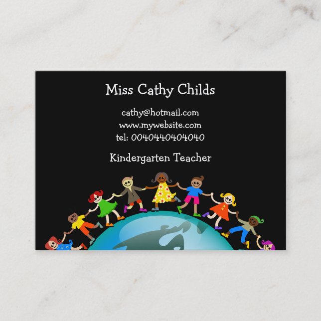 American Kids, Business Card (Front)