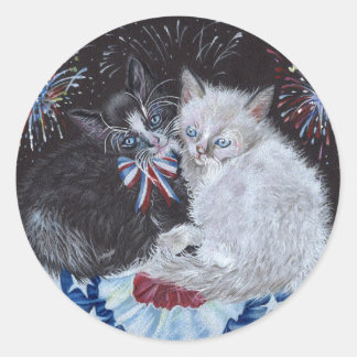 American Kittens Stickers