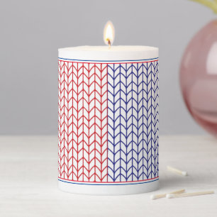 AMERICAN KNIT 3x4 Pillar Candle