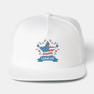 American Labor Day Creative Illustration Design Snap Back Hat