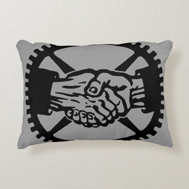 American Labor Party Decorative Pillow (Front)