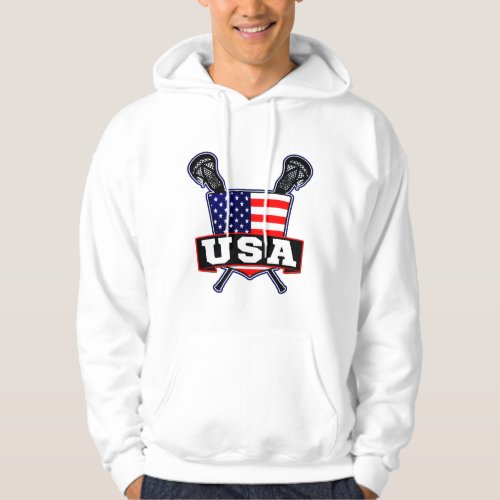 American Lacrosse Logo Hoodie