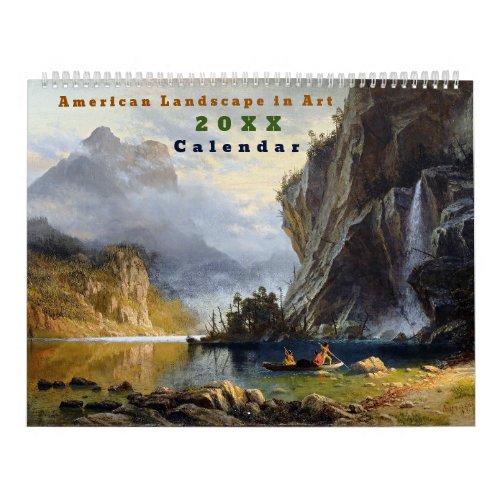 American Landscape in Vintage Art  Calendar