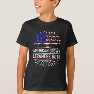 American Lebanese Proud Lebanon Roots T-Shirt