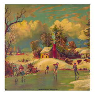 American Life Winter Time Acrylic Print