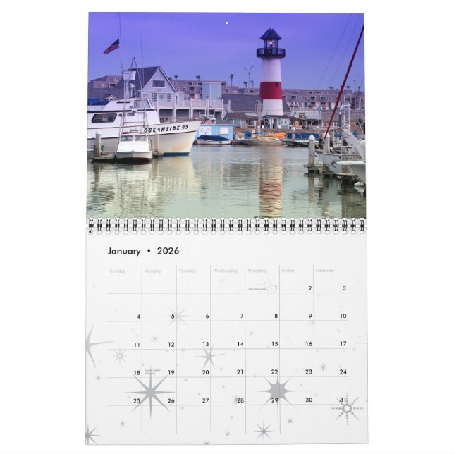 American Lighthouse Calendar by DJ Florek (Jan 2026)