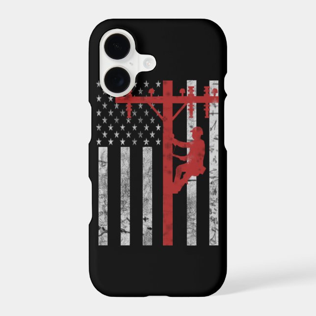 American Lineman Iphone Case (Back)