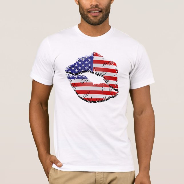 American Lips T-Shirt (Front)