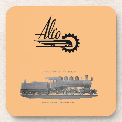  American locomotive company    mogul            Beverage Coaster