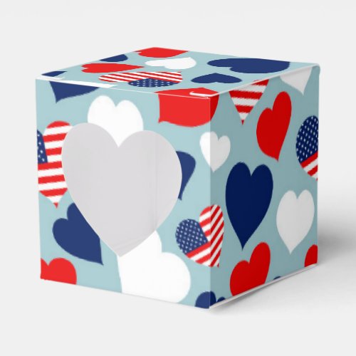 American Love Favor Boxes
