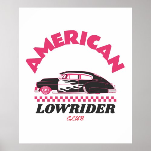 American Lowrider Club Poster