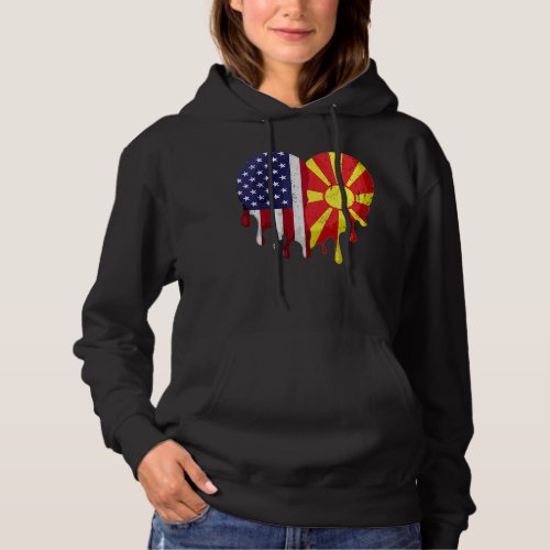 American Macedonian Heritage Month Macedonia Flag  Hoodie