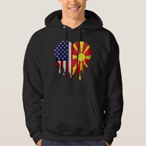 American Macedonian Heritage Month Macedonia Flag  Hoodie