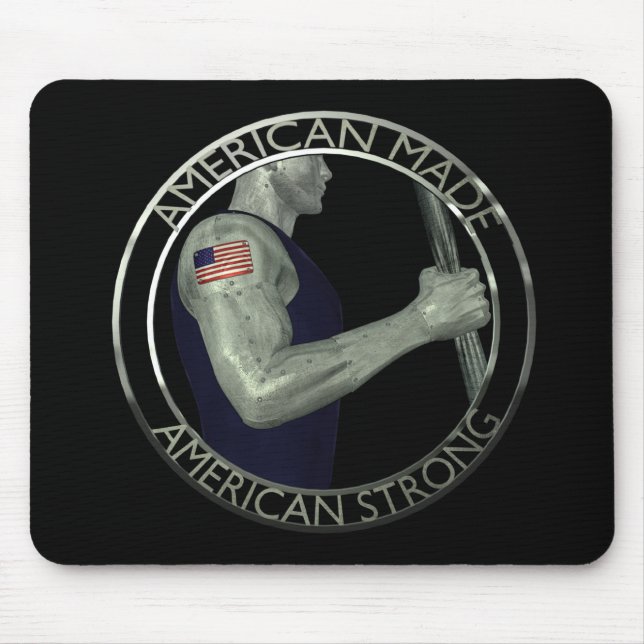 American Made American Strong Mouse Pad (Front)