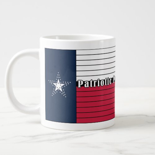American Made Texas Proud Jumbo Mug