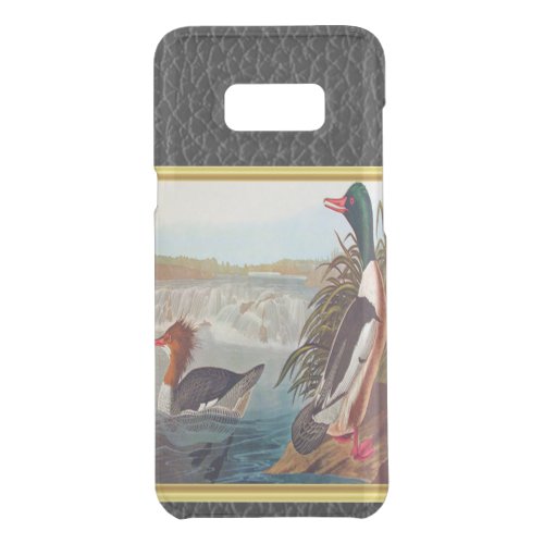 American mallard ducks in a river swimming uncommon samsung galaxy s8 case