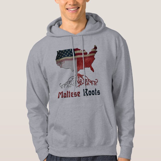 American Maltese Roots Hooded Top (Front)