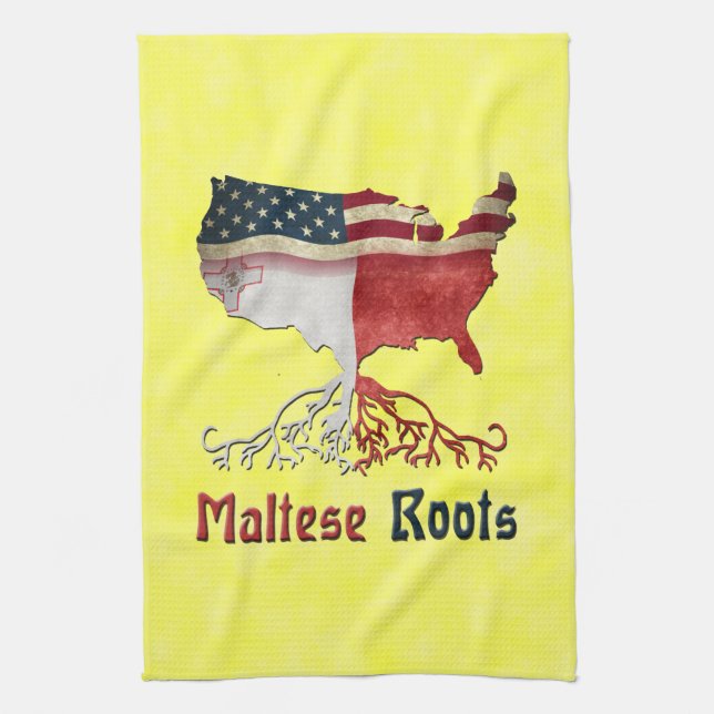 American Maltese Roots   Towel (Vertical)