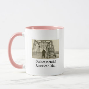 American Man Real Photo Coffee Mug